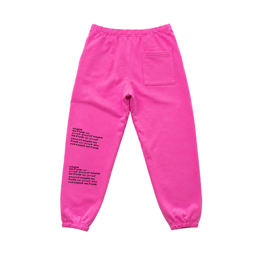 Pink Skull Sweatpants 030 | B221 Los Angeles