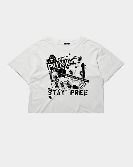 Stay Free Crop T-Shirt 022 | B221 Los Angeles