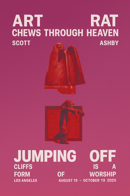 Art Rat poster print 021 18x27 Jumping Off Cliffs B221 Los Angeles
Art Rat print 021 red pink typography poster B221
Art Rat gallery print 021 limited edition B221 Los Angeles

